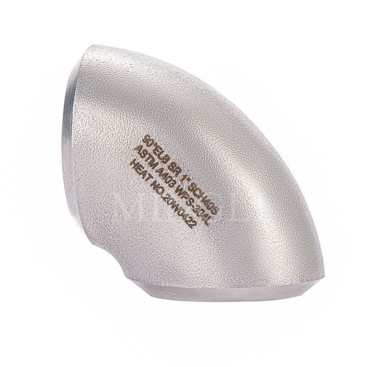 Coude de tube en acier à 90 degrés